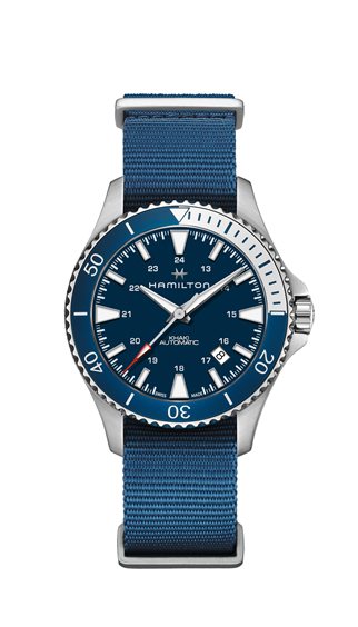 Orologio Hamilton Uomo Khaki Navy Sub in Acciaio H82345941 - H82345941